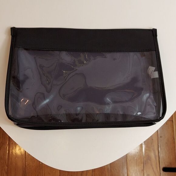 TARTAN + TWINE Sheer Black Makeup Toiletry Pouch - Picture 3 of 6
